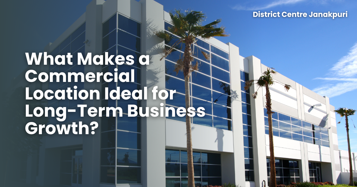 Commercial Location in Janakpuri West Delhi for Business Growth